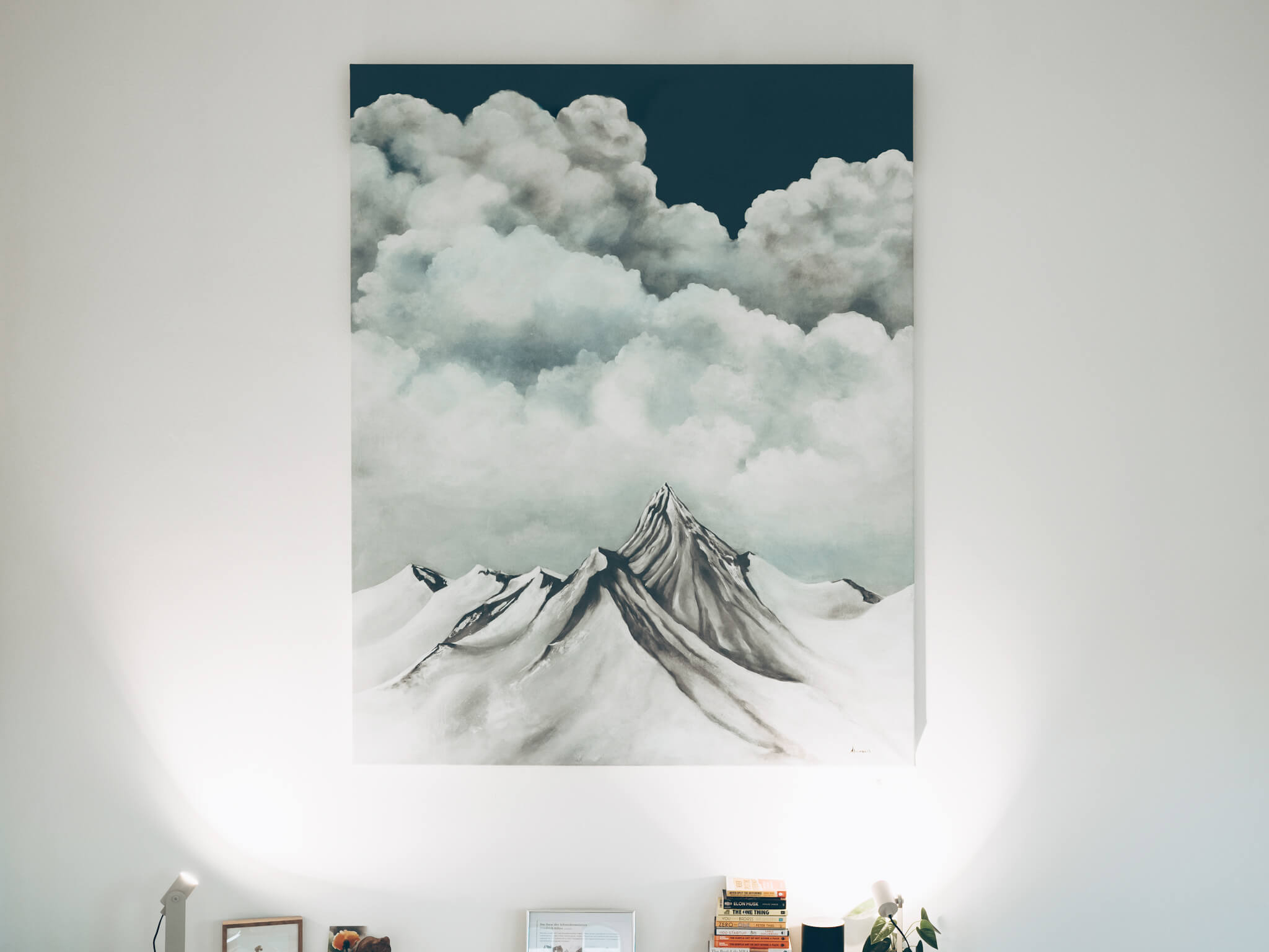 "clouds" 200 cm x 160 cm / Anna Abramovich Echoes