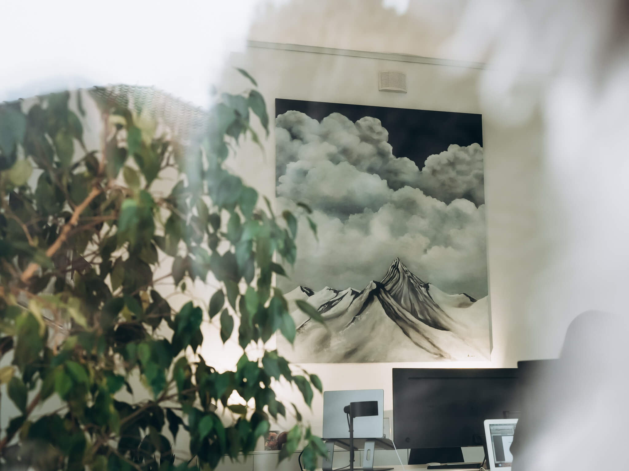 "clouds" 200 cm x 160 cm / Anna Abramovich Echoes